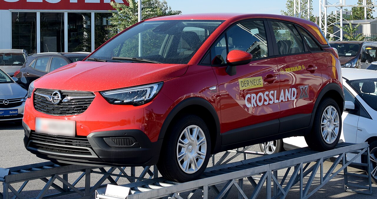 Opel Crossland X, Crossland X de 2017, avant le restylage de fin 2020